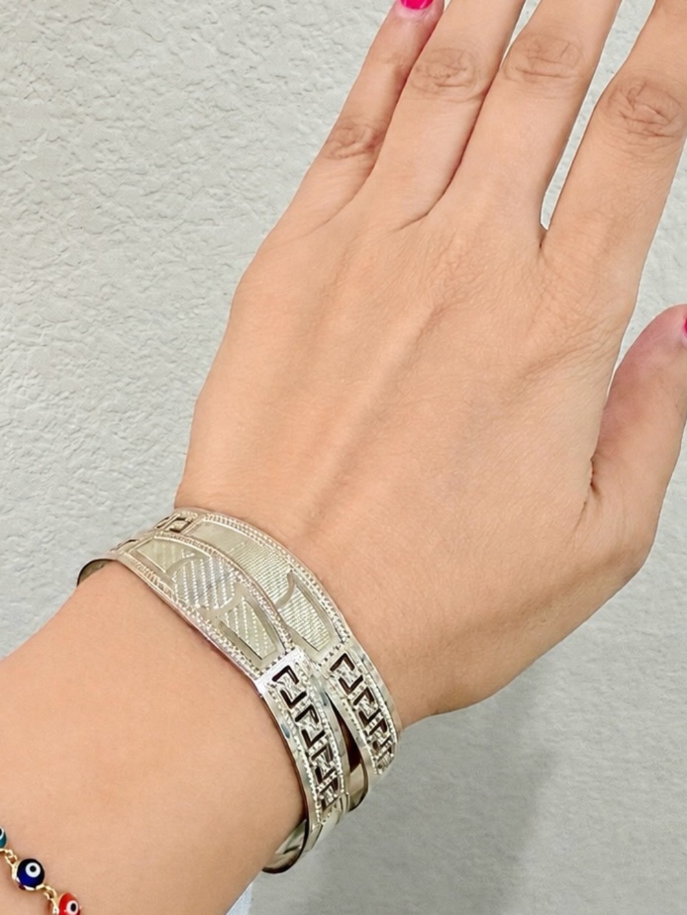 Sterling silver bracelet pair